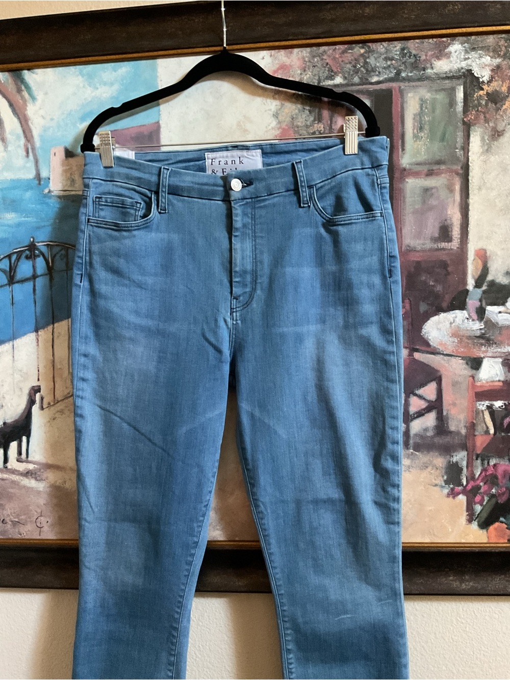 Frank & Eileen Sligo Skinny Jeans in light Washed Blue